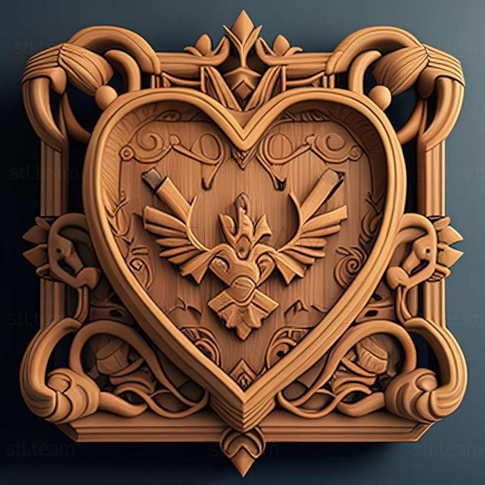3D модель Игра Королевство сердец 2 (STL)